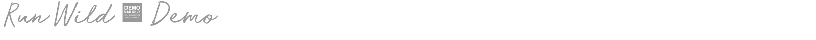 Run Wild font preview